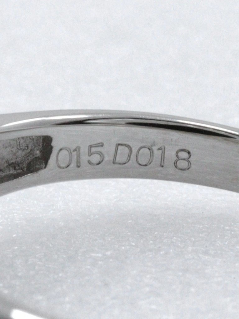 Ring Pt900platinum/Opal/Diamond #6.0(Us Size) 4.0g Women — image 7 of 8